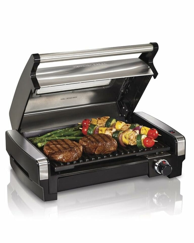 Grill all year round with the Hamilton Beach Indoor Searing Grill!